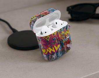 Graffiti Street Art AirPods Case | Vibrant Urban Paint Splatter Design | AirPods Gen 1- 4  | AirPods Pro Gen 1- 2