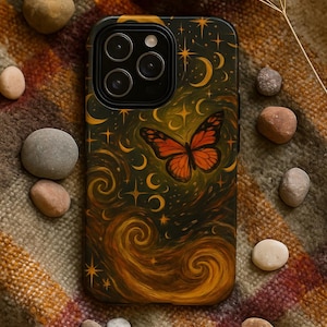 Butterfly Effect Celestial Swirl Phone Case| Tough Phone Case| iPhone 16-8, Samsung Galaxy S25- S10