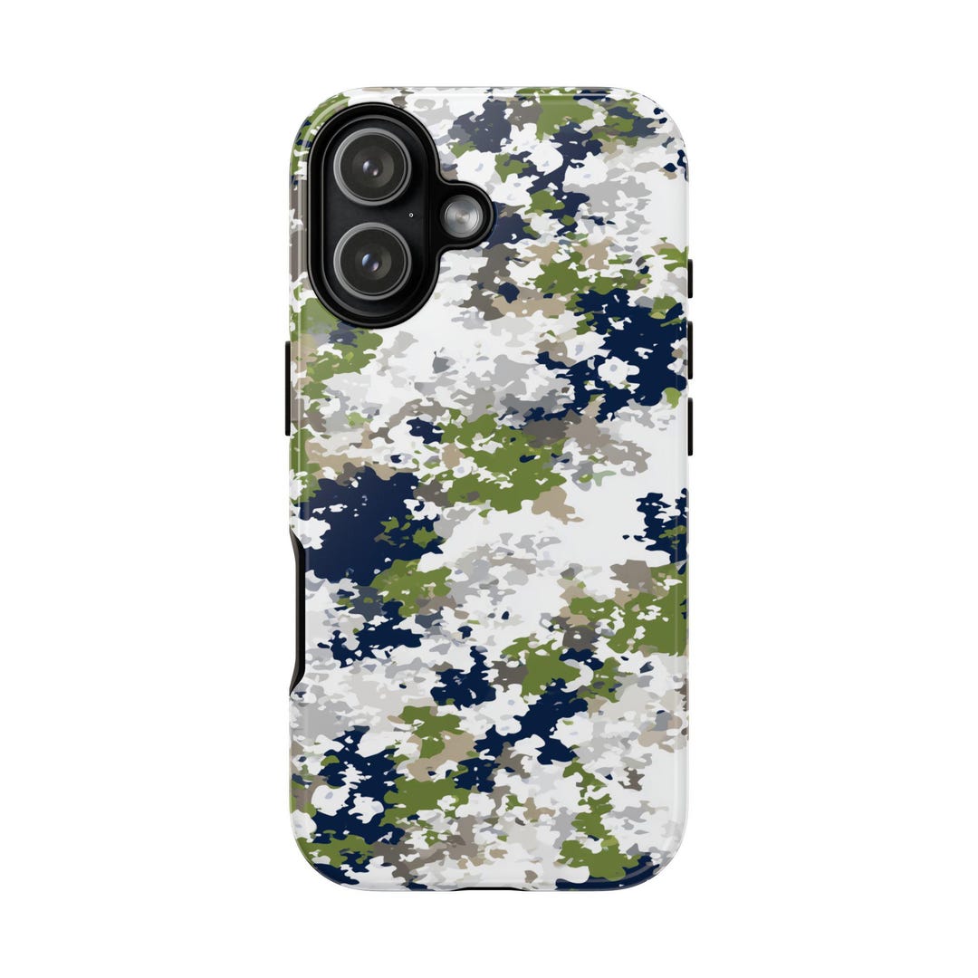 Abstract Denim Rug Tufted Pattern Phone Case Textured Illusion | Tough ...