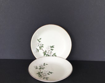 Vintage AMERICAN LIMOGES New Dogwood Dinner Plate Vintage AMERICAN LIMOGES New Dogwood Dinner Plate