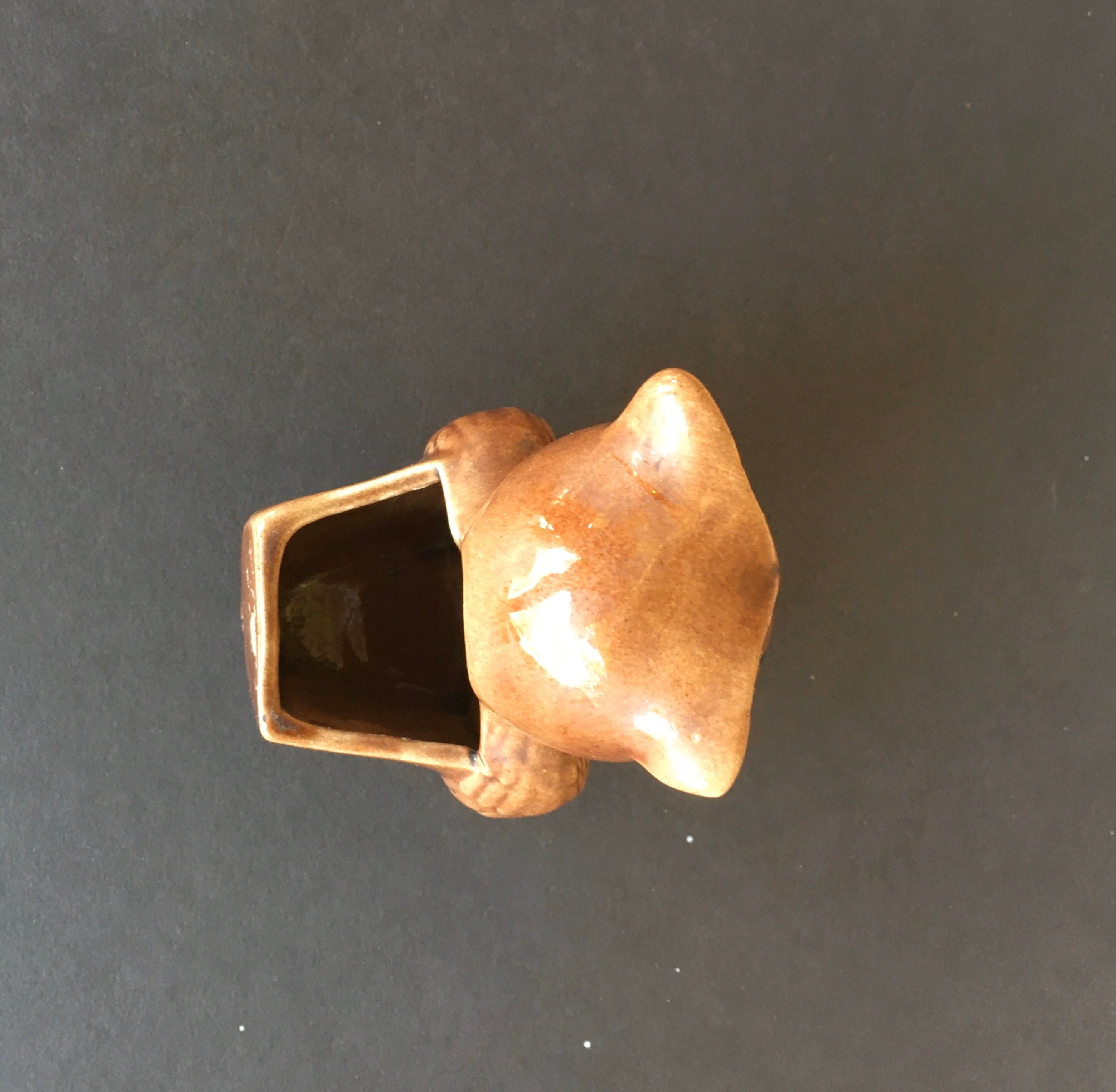 Pequeña jardinero de bolsillo de pared de búho vintage | Etsy