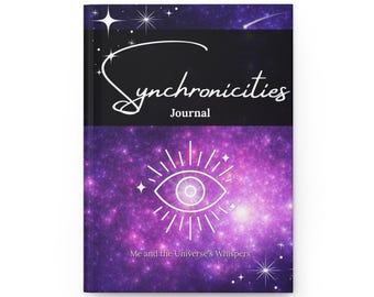 Synchroniczności: Ja i szepty wszechświata – Magia Księżycowego Przypływu, Dziennik w twardej oprawie – Dziennik śledzenia znaków, liczby aniołów