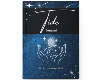 Tide Celestial Hardcover Journal: Therapy Reflections, Emotional Wellness Notebook