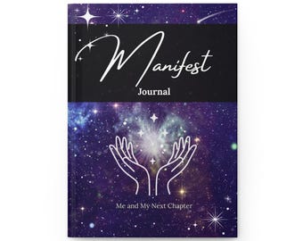 Dziennik w twardej oprawie „Manifest Celestial”: Wyznaczanie celów, notatnik do planowania wizji