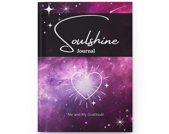 Soulshine Celestial Hardcover Journal: Gratitude, Thankfulness Notebook