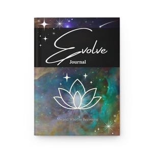 Evolve Celestial Hardcover Journal: Personal Growth Notebook, Life Path Notebook