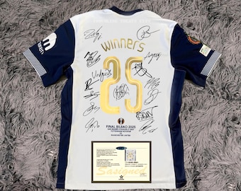 Tottenham Spurs Team SIGNED 24/25 Europa League Winners Shirt Jersey - COA - 2025