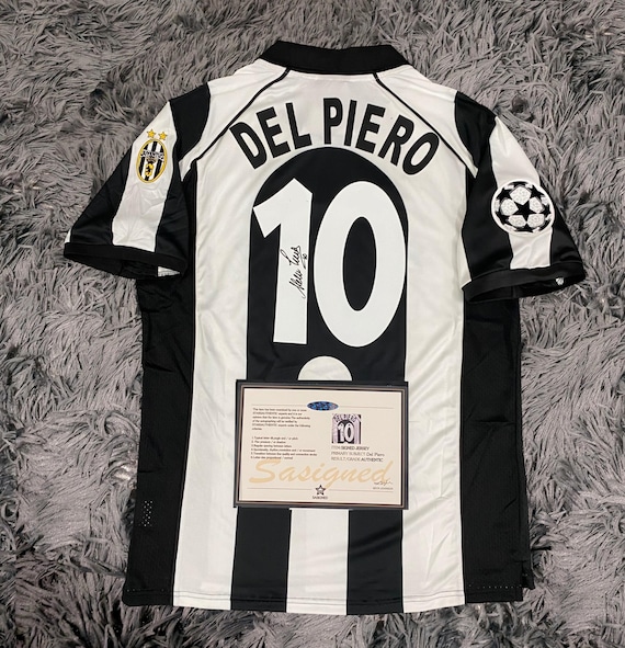 Alessandro Del Piero SIGNED Juventus 97/98 Home Jersey/shirt - COA