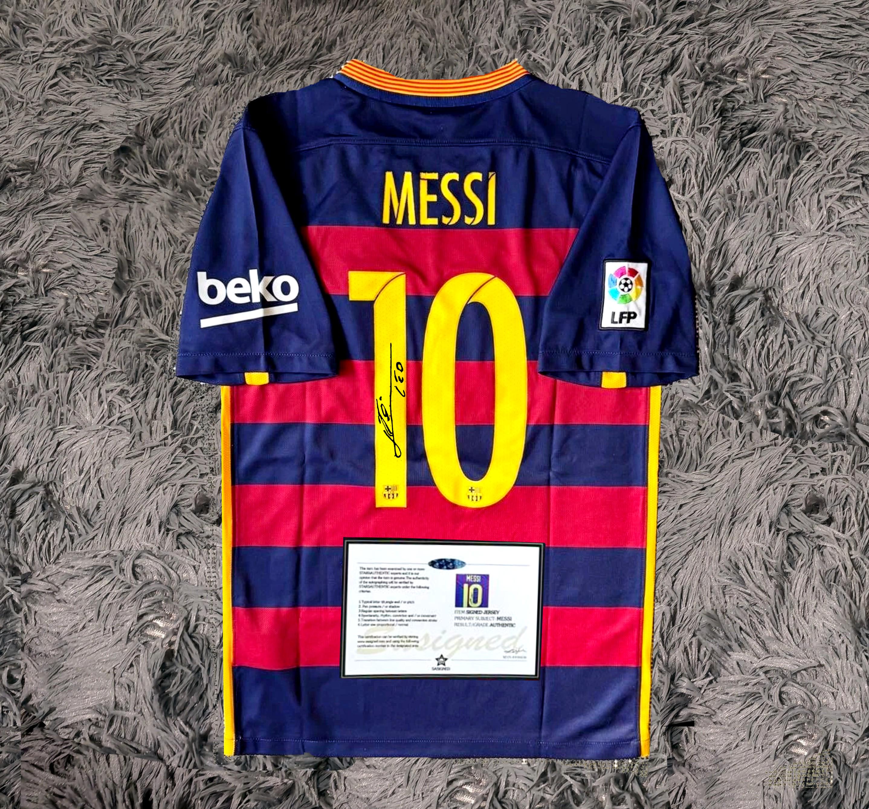 FC Barcelona 2015 メッシ ジャージ FC Barcelona 2015 Away Jersey #10 Messi Nike Orange Shirt
