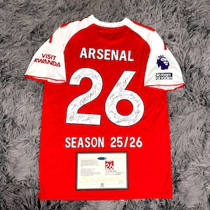 Thierry Henry SIGNED Arsenal 03/04 Home Jersey/shirt - COA - 2003