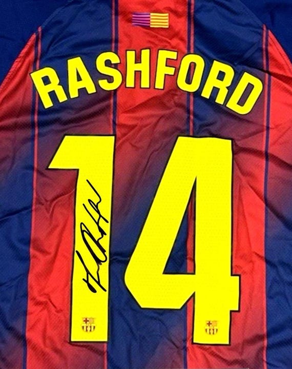 FC Barcelona Rashford 14 ユニフォーム Marcus Rashford to wear number 14 jersey