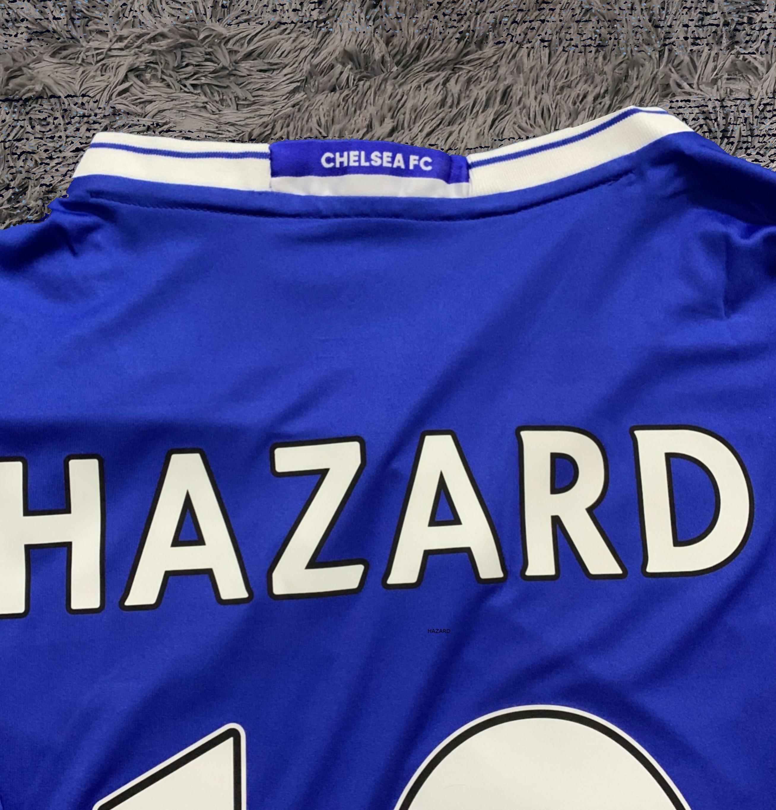 Eden Hazard SIGNED Chelsea 15/16 Home Jersey/shirt - COA