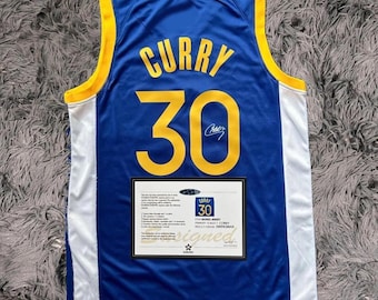 ステフィン・カリー直筆サイン入りゴールデンステート・ウォリアーズ