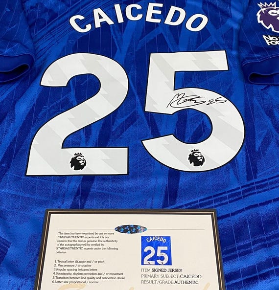 Chelsea Moisés Caicedo #25 Away Jersey 2023/2024