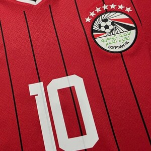 Mo Salah SIGNAD Egypten VM-hemmatröja/tröja - Äkthetsintyg - 2026 bild 7