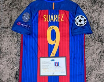 Signed Luis Suarez FC Barcelona 14/15 Shirt - Etsy
