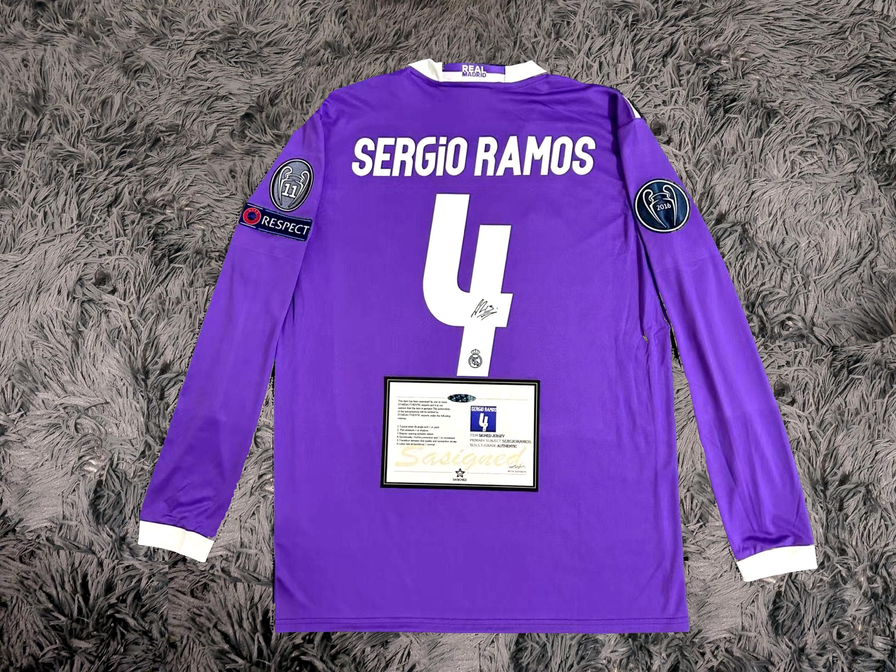 【正規16-17 レアルマドリード  L/S S.Ramos #4】 正規16-17 レアルマドリード home L/S S.Ramos #4】 - メルカリ