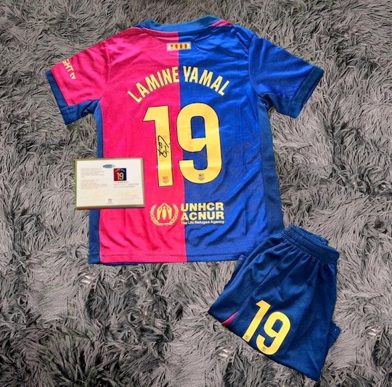 Lamine Yamal SIGNED Barcelona 24/25 Home Jersey/shirt - COA - 2025