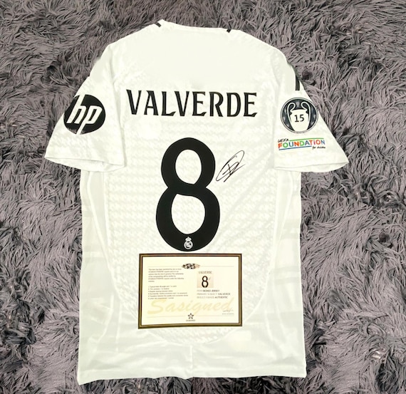 Federico Valverde SIGNED Real Madrid 24/25 Home Jersey/shirt