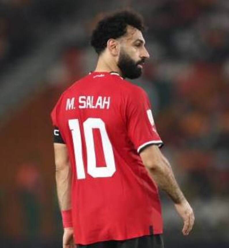Mo Salah SIGNAD Egypten VM-hemmatröja/tröja - Äkthetsintyg - 2026 bild 13