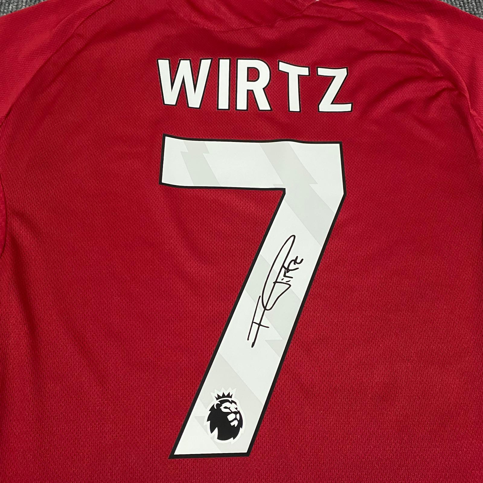 Florian Wirtz SIGNED Liverpool 25/26 Home Jersey/shirt - COA