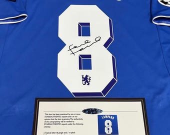 フランク・ランパード直筆サイン入りチェルシー UCL 決勝 11/12 ホーム