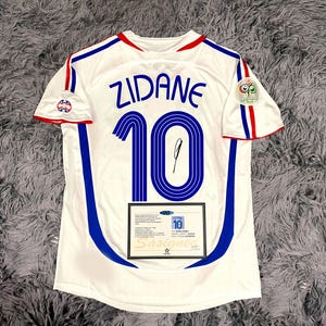Vintage 2002 FRANCE Home Shirt ZINEDINE ZIDANE #10 Size S/M