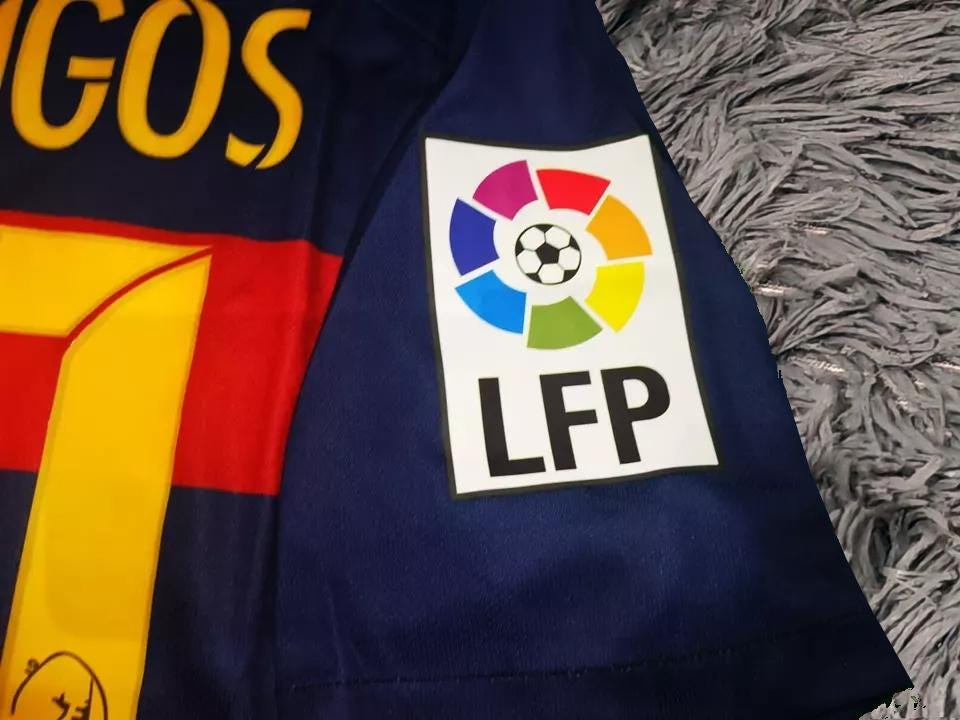 Tres Amigos SIGNED Messi, Neymar, Suarez Barcelona Jersey - 2014
