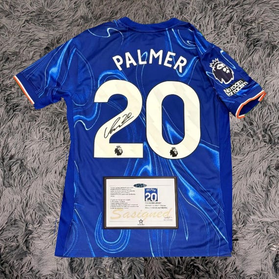 Cole Palmer SIGNED Chelsea 24/25 Home Jersey/Shirt - COA - 2024