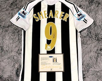 Alan Shearer SIGNED Newcastle 05/07 Home Jersey/Shirt - COA - 2007 Retro