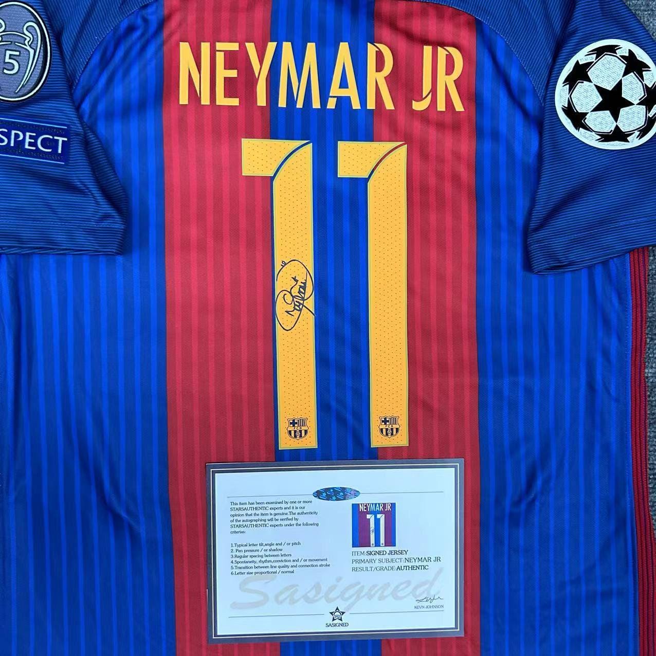 FCバルセロナ NEYMAR JR 11番 シャツ　ホーム　16-17 2016/17 Barcelona Home Jersey #11 Neymar Jr Medium Nike