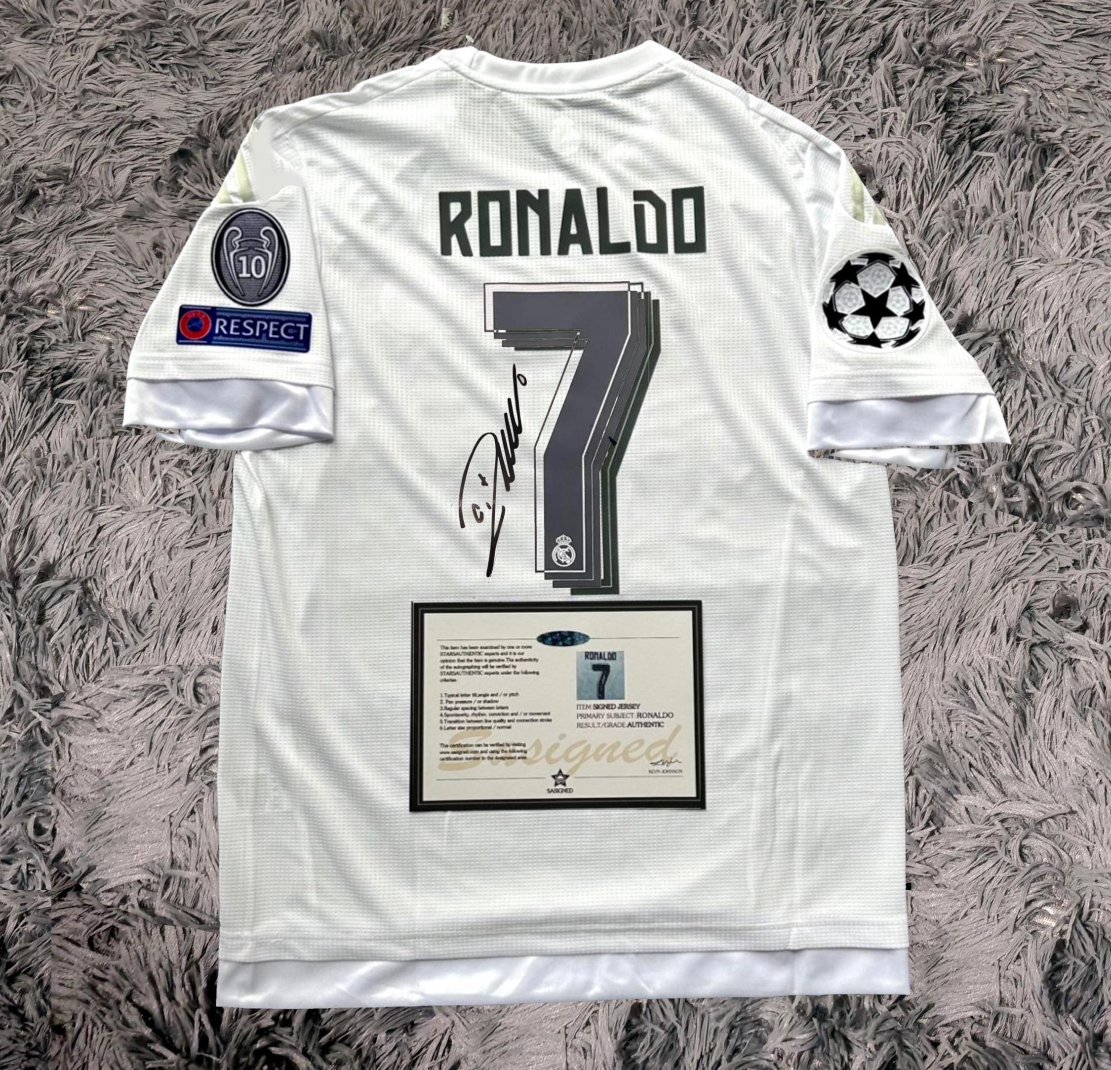 Ronaldo Jersey Real Madrid Long Sleeve
