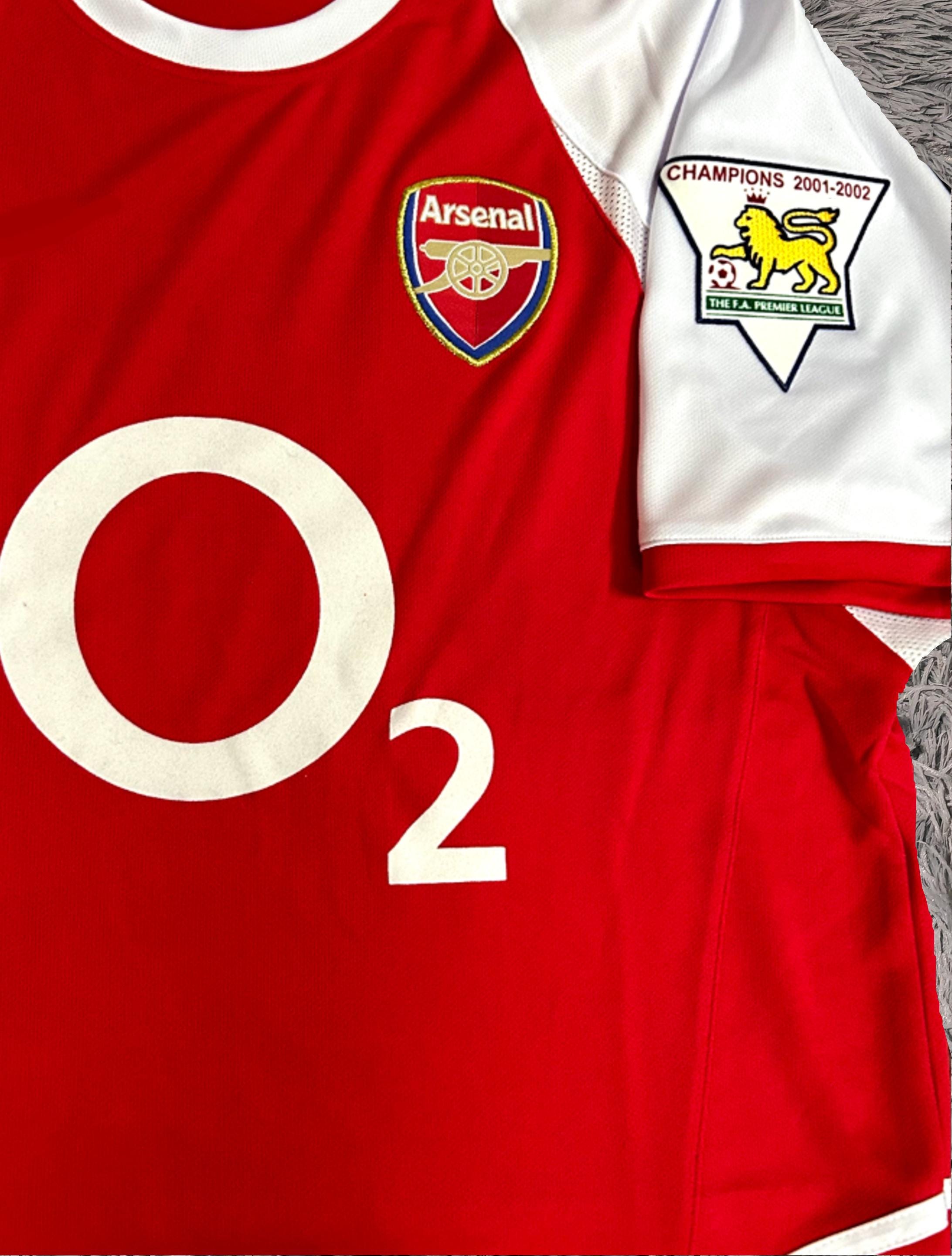 Thierry Henry SIGNED Arsenal 03/04 Home Jersey/shirt - COA - 2003