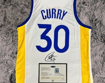 【直筆サイン】ステフィン・カリー／Stephen Curry／ジャージ ステファン・カリー直筆サイン入りゴールデンステート・ウォリアーズ