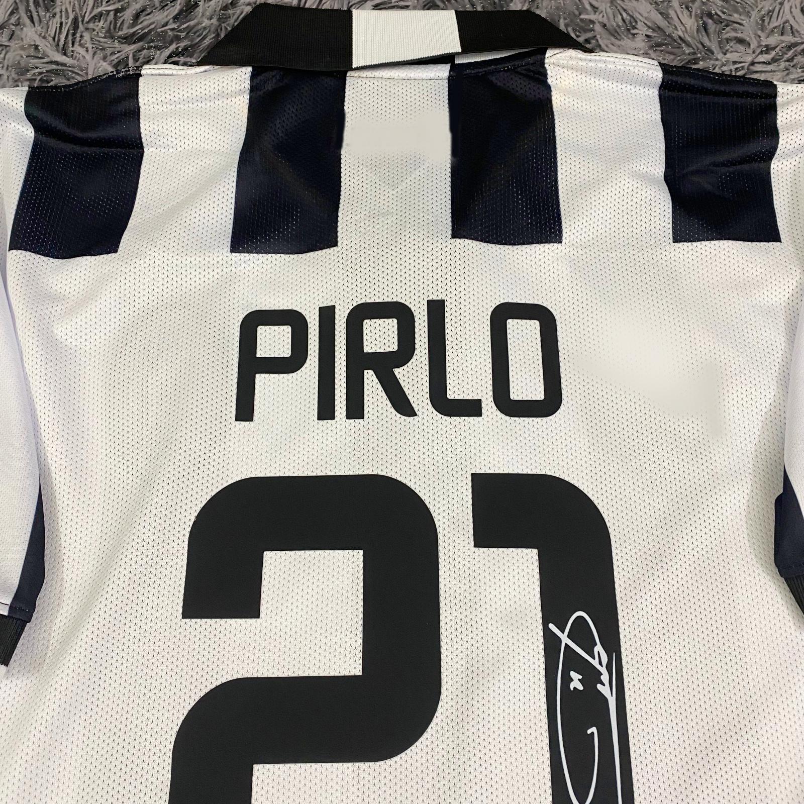 Andres Pirlo SIGNED Juventus 14/15 Home Jersey/shirt - COA - 2015