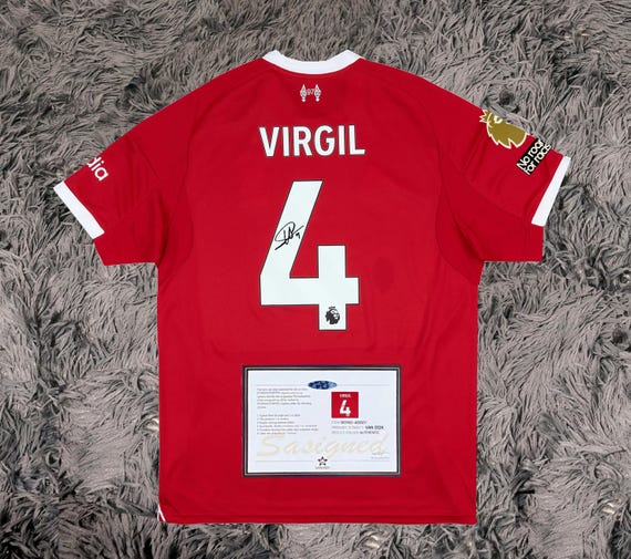 Virgil Van Dijk SIGNED Liverpool 25/26 Home Jersey/shirt - COA