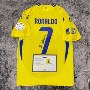 Ronaldo signed jersey al nassr - Etsy 日本