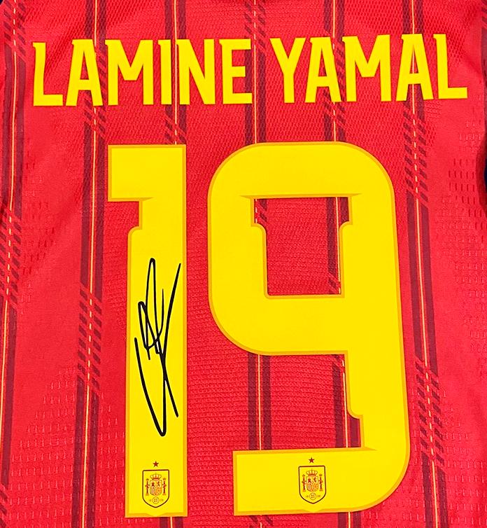 Lamine Yamal SIGNED Spain World Cup Home Jersey/shirt - COA - 2026