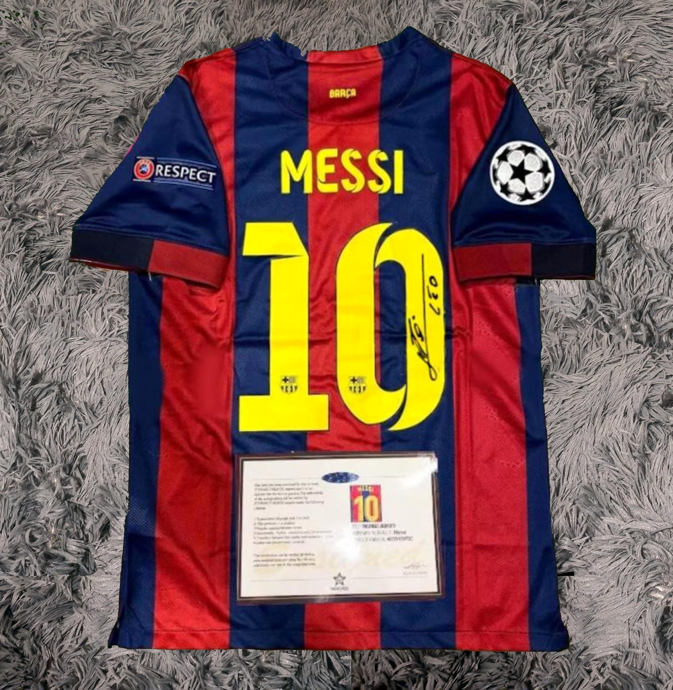 FC Barcelona 2015 メッシ ジャージ FC BARCELONA 2015 2016 LEO MESSI JERSEY HOME SHIRT MEDIUM
