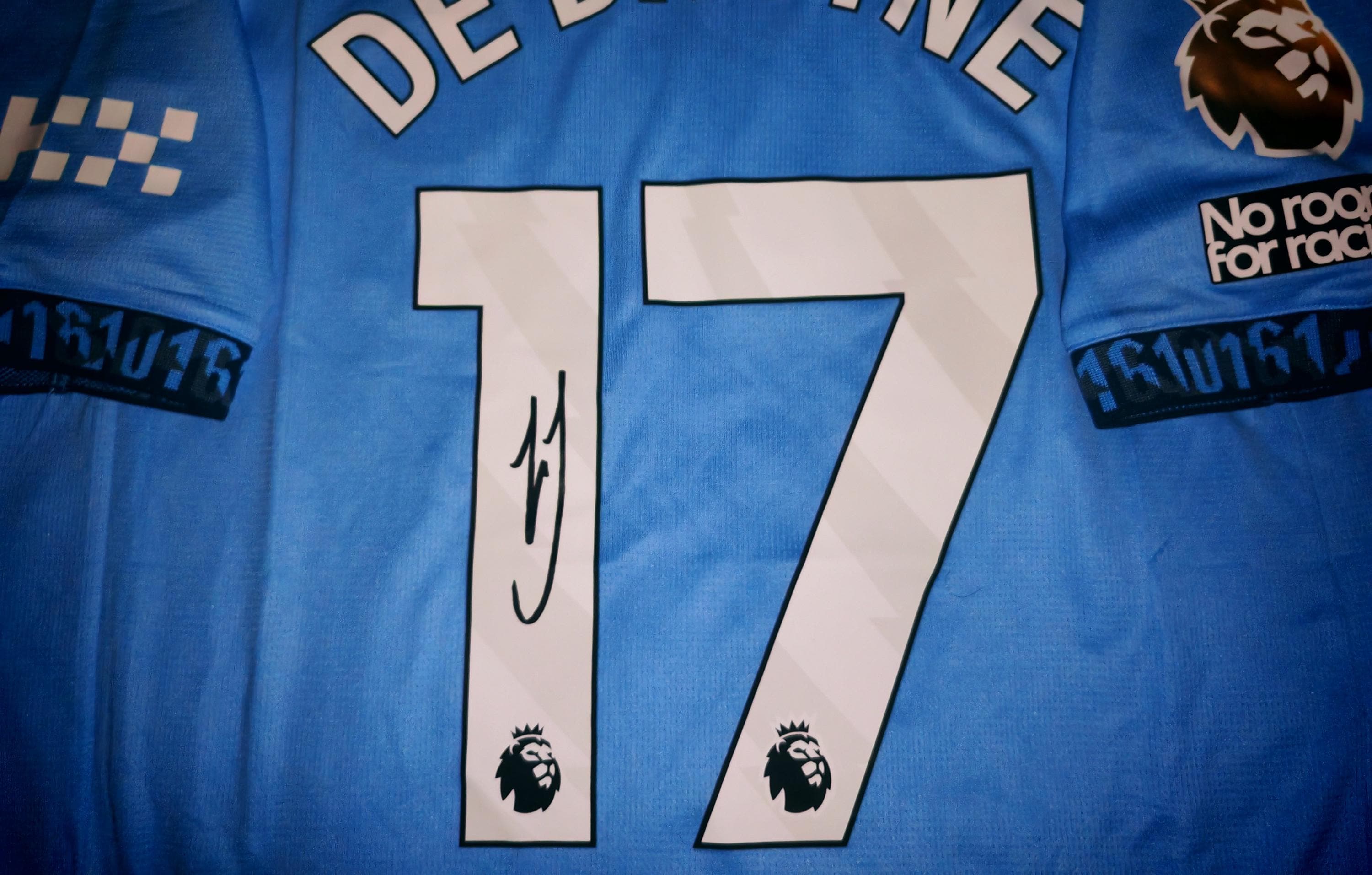 De Bruyne サイン入りユニフォーム Kevin De Bruyne Signed Belgium 2022 Home Shirt
