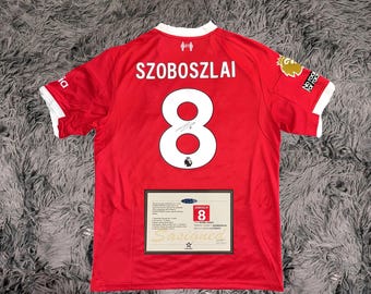 【正規品 サイン入り】 ドミニク ソボスライ リヴァプール ユニフォーム リバプール 25-26 ホーム 半袖 ユニフォーム No.8 ソボスライ【adidas