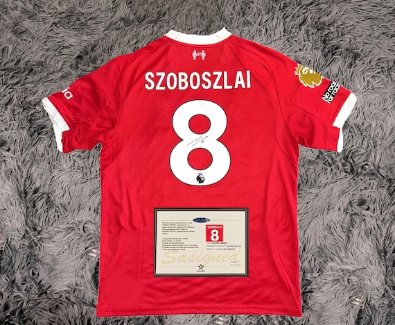 Dominik Szoboszlai SIGNED Liverpool 25/26 Home Jersey/shirt - COA