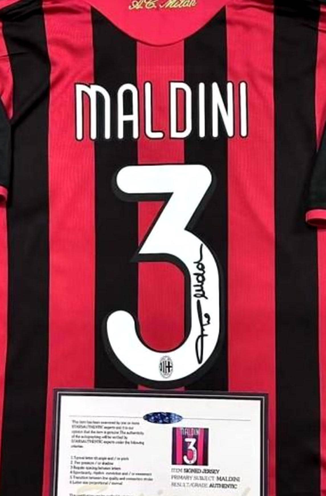 09-10 AC MILAN No.3 MALDINI 引退記念ユニーフォーム 2002-03 AC Milan Third Shirt Maldini #3 - 9/10 - (M)