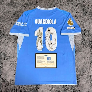 Pep Guardiola SIGNED Manchester City 2026/27 Shirt Jersey