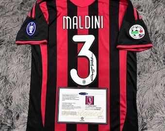 AC ミラン 2006/2007 パオロ マルディーニ #3 ホーム ジャージ - Etsy 日本