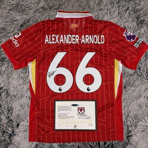 Trent Alexander-Arnold SIGNIERTE 24/25 Heim Trikot - COA - 2024