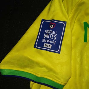 Neymar Jr SIGNED Brazil World Cup Home Jersey/Shirt - COA - 2026 image 12