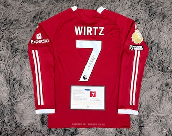 Bayer Leverkusen Florian Wirtz #10 Signed Jersey With Certificate