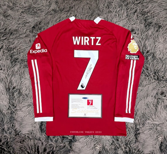 Florian Wirtz SIGNED Liverpool 25/26 Home Jersey/shirt - COA