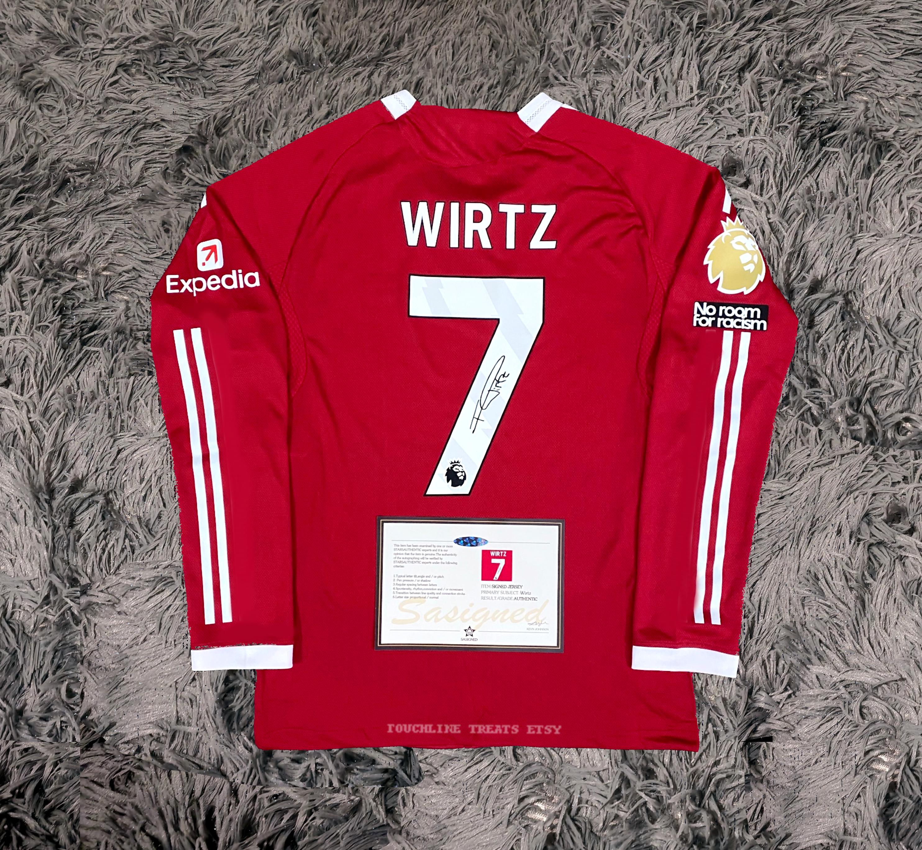 Florian Wirtz SIGNED Liverpool 25/26 Home Jersey/shirt - COA